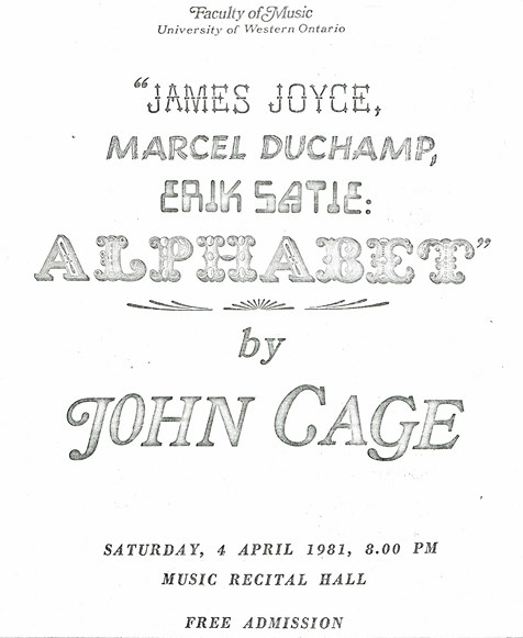 John Cage Western Program